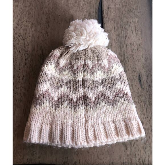 Lemon Knit Moonbeam Beanie with Pom Pom - OS - Picture 5 of 5